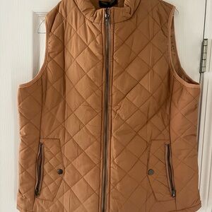 Women’s Quilted Vest - Camel